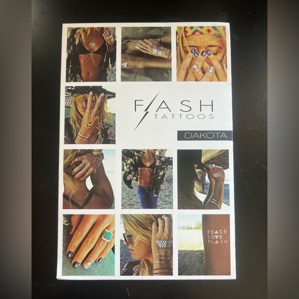 Flash Tattoo Dakota Collection - Gold and Silver